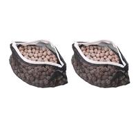 2 Pièces Bio Balls Média Filtrant, 1 Paquet Filtre D'aquarium Bio Ball Stabilisateur de qualité de l'eau pour Média Filtrant D'aquarium et D'étang
