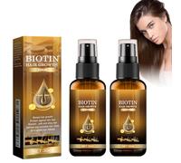 2 Pièces Biotin Hair Regrowth Spray, Biotine Cheveux Pousse Rapide Spray Sérum De Croissance Des Cheveux Bio, Sérum Croissance Cheveux Pour Épaississement Et Pousse Cheveux