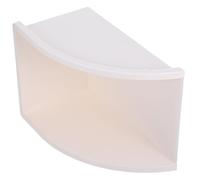 2 Pièces Bloc Anti-éclaboussures Blanc pour Tuyau de Gouttière Pvc