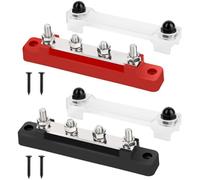 2 Pièces Bloc de Distribution Alimentation Bornier 12V-48V DC Busbar Barres de Distribution 150A Barres De Distribution D'Énergie...
