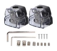 2 Pièces Bloc de Distribution d'alimentation par Fusible | Installation Audio de Voiture, Connecteur D’amplificateur, Plastique et Alliage de Zinc, Transmission Stable
