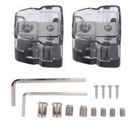 2 Pièces Bloc Répartiteur D’Alimentation Audio Voiture | Extension, Transmission Stable, Allocation Précise du Courant, Installation Facile, Plastique Alliage de Zinc