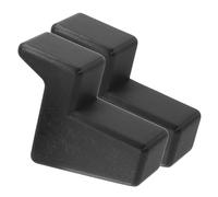2 Pièces Bloqueur de Fenêtre et Cale de Porte Noir en Plastique pour | Fenêtres à Ouverture et Portes, Réduit les Risques de Chute, Protège des Chocs de Vent