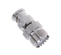 2 pièces BNC prise mâle vers SO239 UHF femelle Jack RF adaptateur coaxial connecteur de câble