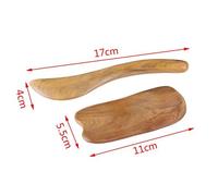 2 Pièces Bois De Santal Gua Sha Conseil Massage Pour Dos Bras Grattoir Guasha Plaques Minceur Guasha Soins Du Corps Outil De Massage