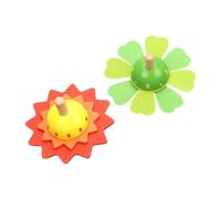 2 Pièces Bois Mini Rotative pour Garçon Fille de Soulagement de Stress Coordination Manuelle