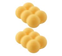 2 Pièces Boîte à Pilules Portable en Pp, Jaune, Compartiments | Rangement pour Remède et Vitamines, Boucle Anti-erreur, Légère, Mini Format, Usage Maison et Voyage