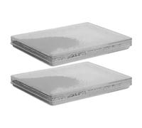 2 Pièces Boîte de Limaille de Fer Noire Couvercle Transparent | Cours de Physique et Expériences, Fer et Plastique, Démonstrations Magnétiques en Classe