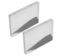 2 Pièces Boîte de Limaille de Fer pour Démonstration Magnétique | Plastique et Fer, Outil Visuel pour Élèves, Expériences D’électromagnétisme et Clarification des Concepts