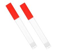 2 Pièces Boîte de Protection en Plastique Rouge, Tube de Rangement | Outils, Usage Hospitalier, Format Compact, Facile à Transporter