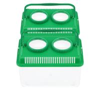 2 Pièces Boîte Loupe D’observation des Insectes | Acrylique et Abs, Visionneuse Mobile pour Feuilles et Insectes, Usage Extérieur, Format Compact