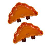 2 pièces Bols d ' Alimentation en céramique compacts pour Petits Animaux comme Les Hamsters Chinchillas avec Base Ferme et Design élégant Alimentation pour Petits Animaux
