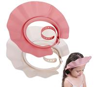 2 pièces bonnet de douche pour bébé avec coussin d'air bouclier de lavage cheveux bébé réglable visière bain en plastique léger imperméable pour les tout-petits, les enfants, les enfants bou