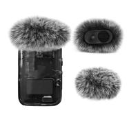 2 Pièces Bonnette Micro Anti Vent Compatible avec DJI Mic 2 Lavalier sans Fil et OSMO Pocket 3 Créateur, Mousse Micro en Fourrure Filtre Anti Pop Professionel Adapté à DJI Mic 2