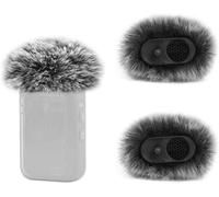 2 Pièces Bonnette Micro Anti Vent Compatible avec DJI Mic 2 Lavalier sans Fil et OSMO Pocket 3 Créateur,Mousse Micro en Fourrure Filtre Anti Pop Professionel Adapté à DJI Mic 2.[F43]