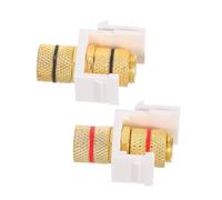2 Pièces Borne de Connexion Haut-parleur Banane | Connexion Sécurisée, Maintenance Simplifiée, pour Scène et Lecture Musicale, Structure à Borne, Compatibilité Large