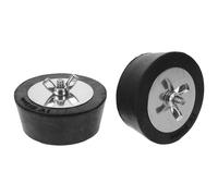 2 Pièces Bouchon de Piscine D’hivernage en PVC Noir | Remplacement pour Buse de Refoulement, Accessoire Léger, Rangement Simple, Transport Aisé, Usage Hivernal