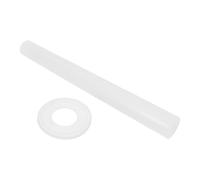 2 Pièces Bouchon de Shaker à Cocktail en Silicone Pp, Blanc | Compatible Martini Shaker et Tumblers, Extraction de Jus, Portable, Usage Maison et Voyage