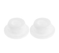 2 Pièces Bouchon de Trou de Drainage, Caoutchouc Blanc | Remplacement 2cm, Entretien Facile, pour Vitrine à Glaces et Trou D’évacuation de Refroidisseur