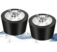 2 Pièces Bouchon D'hivernage de Piscine,1,25-1,5 Pouces/32-38mm Bouchons d'hiver en Caoutchouc,Bouchon Hivernage Piscine avec Écrou à Oreilles en Acier Inoxydable