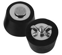 2 Pièces Bouchon D'hivernage de Piscine en PVC Noir, Léger | Remplacement pour Piscine, Pratique à Transporter, Usage Hivernal, Accessoire Compact, Format Simple