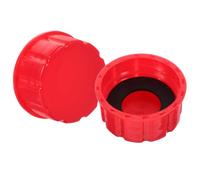 2 pièces Bouchon Rouge Anti-Fuite pour Bidon D’Essence à Gros filetage | Caoutchouc et PP, Ajustement Sécurisé, Remplacement pour Contenants Carburant, Transport, Stockage ou Ravitaillement Mobile