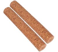 2 Pièces Bouchons de Liège Soi-même pour Bouteilles de Vin et Vinaigre | Liège Marron, Forme Conique, Longueur Pratique, Adaptation Multi-formats, pour Créations Artisanales, Mariages, la Cuisine