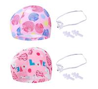 2 Pièces Bouchons De Natation Pour Enfants, Avec 2 Pièces De Nez Et 2 Paires De Bouchons D'Oreille, Équipement De Natation Étanche, Bouchons De Natation Mignons, Accessoires De Sports Nautiques.