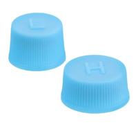 2 Pièces Bouchons de Service Climatisation Voiture R134a, Pp | Capuchons de Protection la Poussière, Joint Intégré, pour Ports Basse Pression et Cœurs de Valve