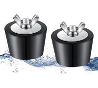 2 Pièces Bouchons d'Hivernage de Piscine,Bouchon de Gel d'Expansion en Caoutchouc 38mm/1,5 po pour Tuyauterie de Spa de Piscine Hiver Entretien des Raccords