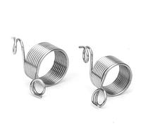 2 Pièces Boucle de Tricot Crochet Boucle Accessoires de Tricot, Guide Enroulé en Acier Inoxydable Outil D'artisanat de Bague à Tricoter