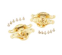 2 Pièces Boucle De Verrouillage For Boîte En Bois, Quincaillerie For Meubles, Charnière For Boîte À Bijoux Ou Valise 38 * 49 Mm.