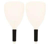 2 Pièces Bouclier Facial Poignée, Protection Transparente | Plastique Réutilisable, Couverture Complète du Visage, Préserve le Maquillage, Salon et Coiffage Mobile
