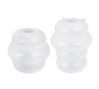 2 Pièces Bougeoir Conique Moule En Silicone Rond Chandelier Moulages Ornement Gypse Béton Résine Moules Décors Silicone Bijoux