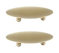 2 Pièces Bougeoirs métalliques, Plateau Rond doré de 9 cm, bougeoir décoratif, pour Danse, fête, Noël, décoration intérieure, dîner aux chandelles