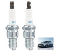 2 Pièces Bougie BR9ES, Bougies D’Allumage BR9ES pour Scooter Moto Quad et Cyclomoteur, Remplace NGK BR9ES Bosch WR6DC WR7DC Denso W20EPR-U Champion RN9YC RN10YC, Allumage Fiable Combustion Optimisée