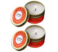 2 Pièces Bougie Survie | 20 À 30 Heures Bougie Longue Durée Survie | Coupe-vent Bougies Chauffe-plat Non Parfumée | Bougies Chauffe-plat Polyvalentes pour Activités Plein Air, Camping, Pique-niques