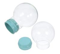 2 Pièces Boule à Neige en Verre DIY Remplissable 45mm