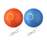 2 Pièces Boule Auto-roulante Pour Animaux De Compagnie | Balle Interactive Pour Chien | Balle Intelligente Auto-mobile, Roulement Actif Évitant Les Obstacles | Nouvelle Boule De Chat Taquine Électriqu