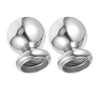 2 Pièces Boule de Finition pour Main Courante 60mm | Résistant aux Intempéries, Protection Sûre, pour Balustrades, Poteaux et Terminaisons de Rambarde