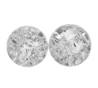 2 Pièces Boule Décorative en Verre Cristal pour Fontaine, Sphère Feng | Ornement de Cascade Intérieure, Finition Claire à Bulles, pour Bureau et Contemplation, Entretien Facile