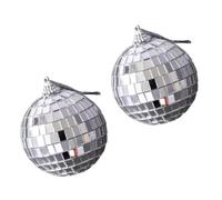 2 Pièces Boule Miroir Décorative Photo en Acrylique pour | Résistante à L’eau, Toucher Lisse, Nettoyage Facile, pour Décoration Photo et Présentation Cosmétique