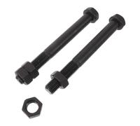 2 Pièces Boulon D’axe de Godet D’excavatrice en Acier Noir 20x180 | Filetage de Précision, Haute Résistance, Rondelle Frein, pour Travaux et Interventions Terrain
