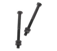 2 Pièces Boulon D'axe de Godet pour Excavatrice 10x105mm Acier Noir | Filetage Précis, Rondelle Frein Incluse, Installation Fluide et Fixation Sûre pour Machines de Construction et Terrassement