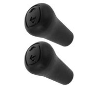 2 Pièces Bouton de Levier de Chariot Élévateur Noir en Plastique | Contrôle Précis, Forme Profilée, Usage Intensif, pour Maintenance et Opérations D'entrepôt, Opérateurs
