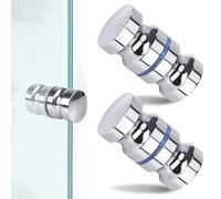 2 Pièces Bouton De Porte De Douche,Porte De Douche Ronde Bouton De Porte