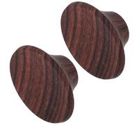 2 Pièces Bouton Marron en Bakélite pour Couvercle de Casserole Chaud | Poignée de Rechange Résistante à Chaleur, Prise Antidérapante, Levage D’une Seule Main, Vis Assortie