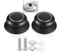 2 Pièces Boutons de Couvercle Casserole Couvercles Bouton Universelle Anti-brûlure Poignées de Rechange pour Cuisine Couvercle en Verre casseroles