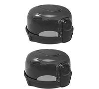 2 Pièces Boutons De Sécurité Pour Enfants, Sécurité Enfant Cuisinière, Protection De Bouton De Cuisinière, Matériaux Résistants à La Chaleur Pour La Sécurité La Cuisine Bébé Enfant En Bas Âge (Noir)