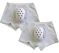 2 Pièces Boxer Respirant Post Circoncision pour Garçons, Sous-Vêtement de Protection, Pantalon de Rééducation, pour Utilisation après Intervention Pédiatrique(Grey,140)